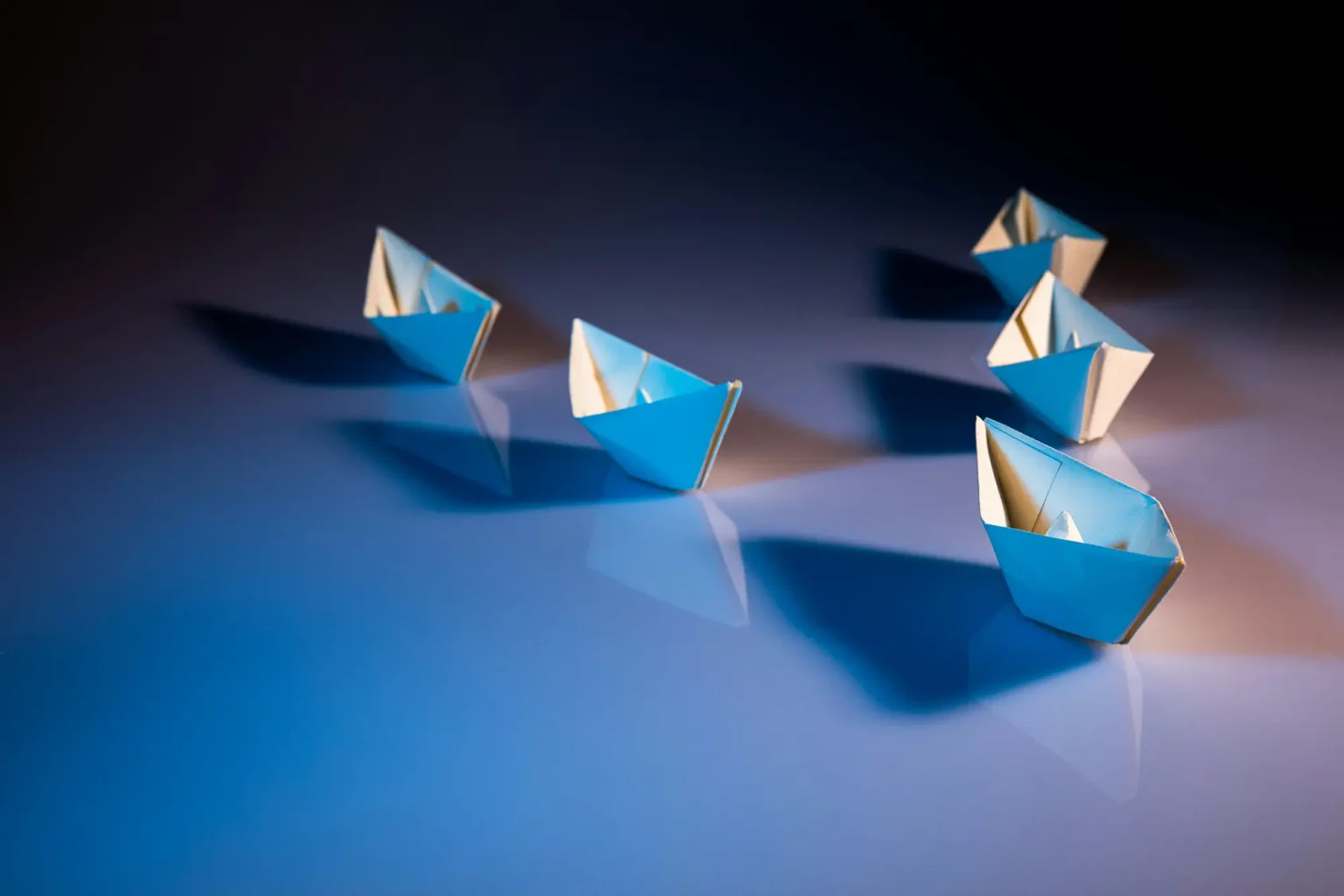 paper boats